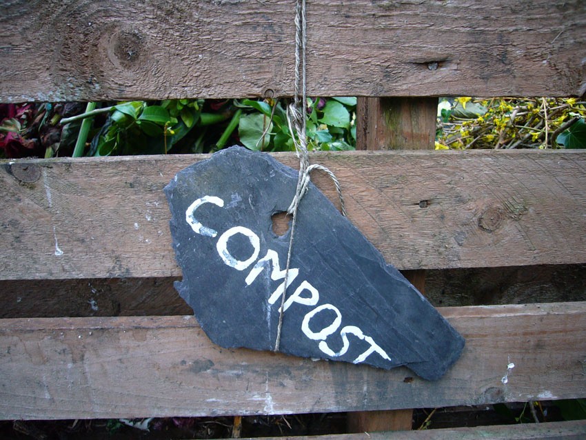 compost sign Swick #39 s Organic Landscaping