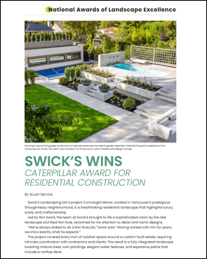 5 - Swick's Landscaping Ltd.