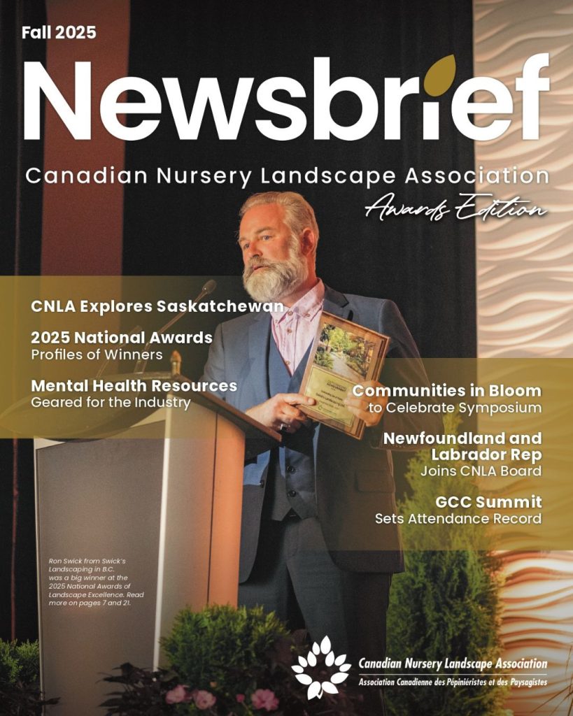 Newsbrief cnla - Swick's Landscaping Ltd.